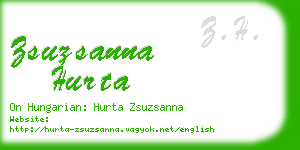 zsuzsanna hurta business card